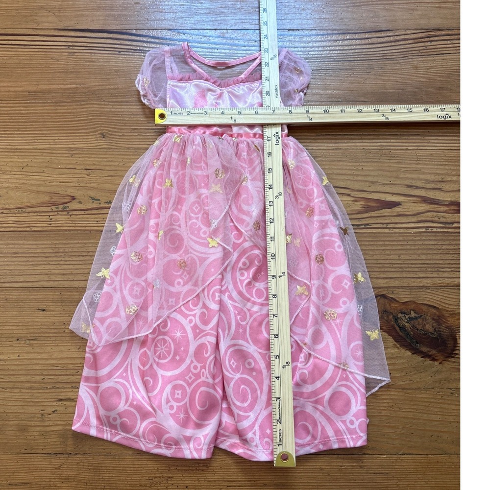 Wicked Glinda Good‎ Witch Costume Dress Toddler Pink Butterfly SIZE 2T - Picture 3 of 6